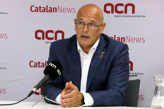 Former Catalan foreign action minister Raül Romeva (by Bernat Vilaró)